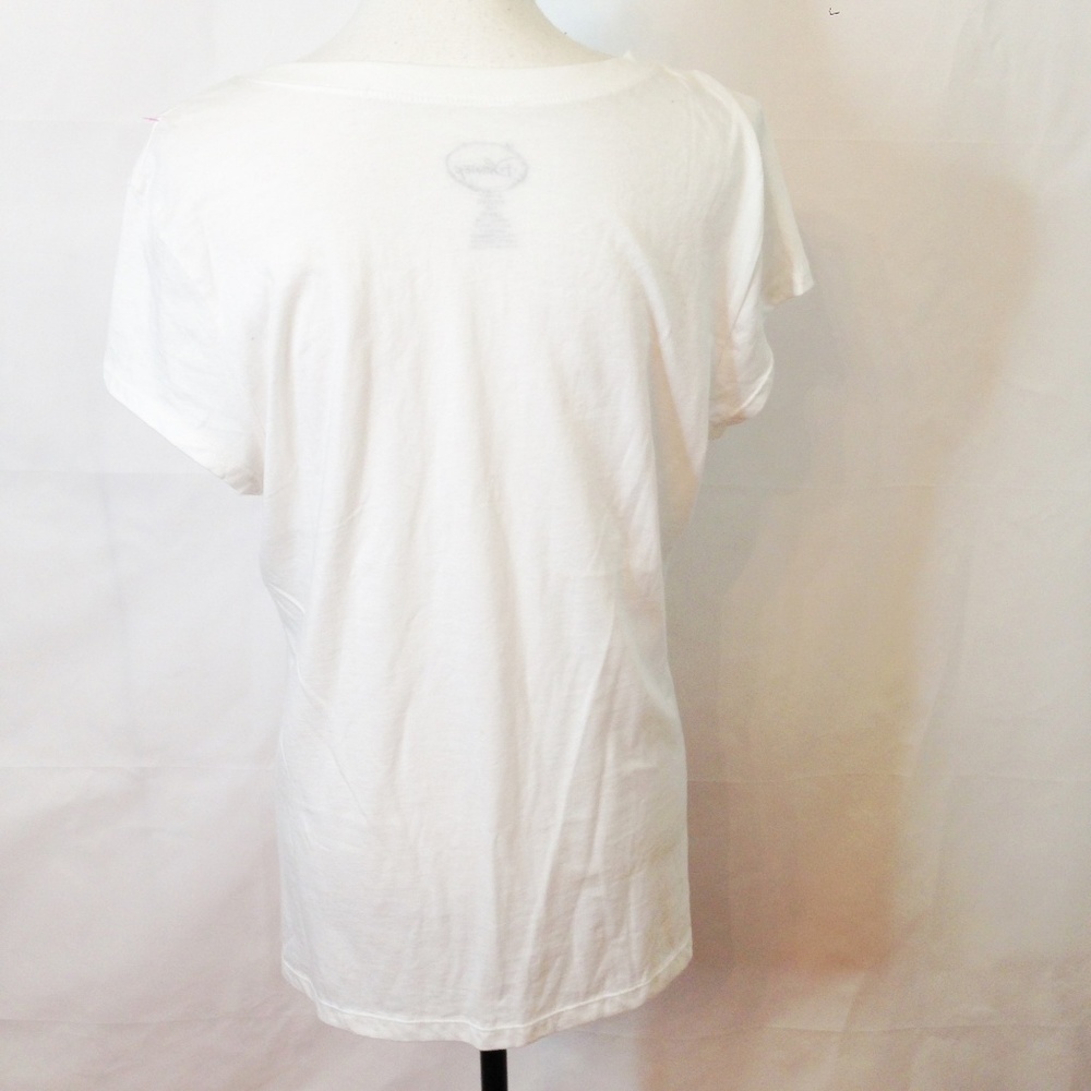 Walt Disney Women’s Black White Graphic Tee-Shirt - Picture 4 of 6